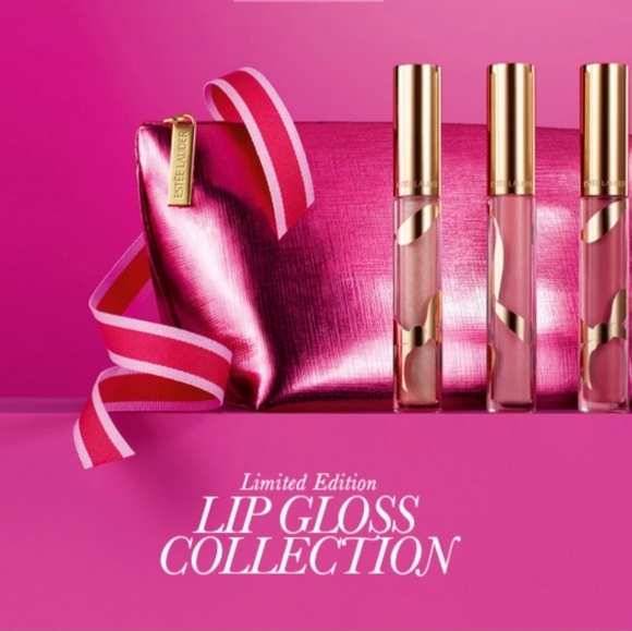 Estee Lauder Other - NEW Estee Lauder Pink Lip Gloss Collection Limited Edition 3 Pink Glosses + Bag*